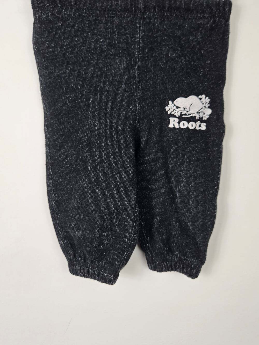 Roots Baby Salt & Pepper Jogger Sweatpants 3-6M Cozy Cottagecore